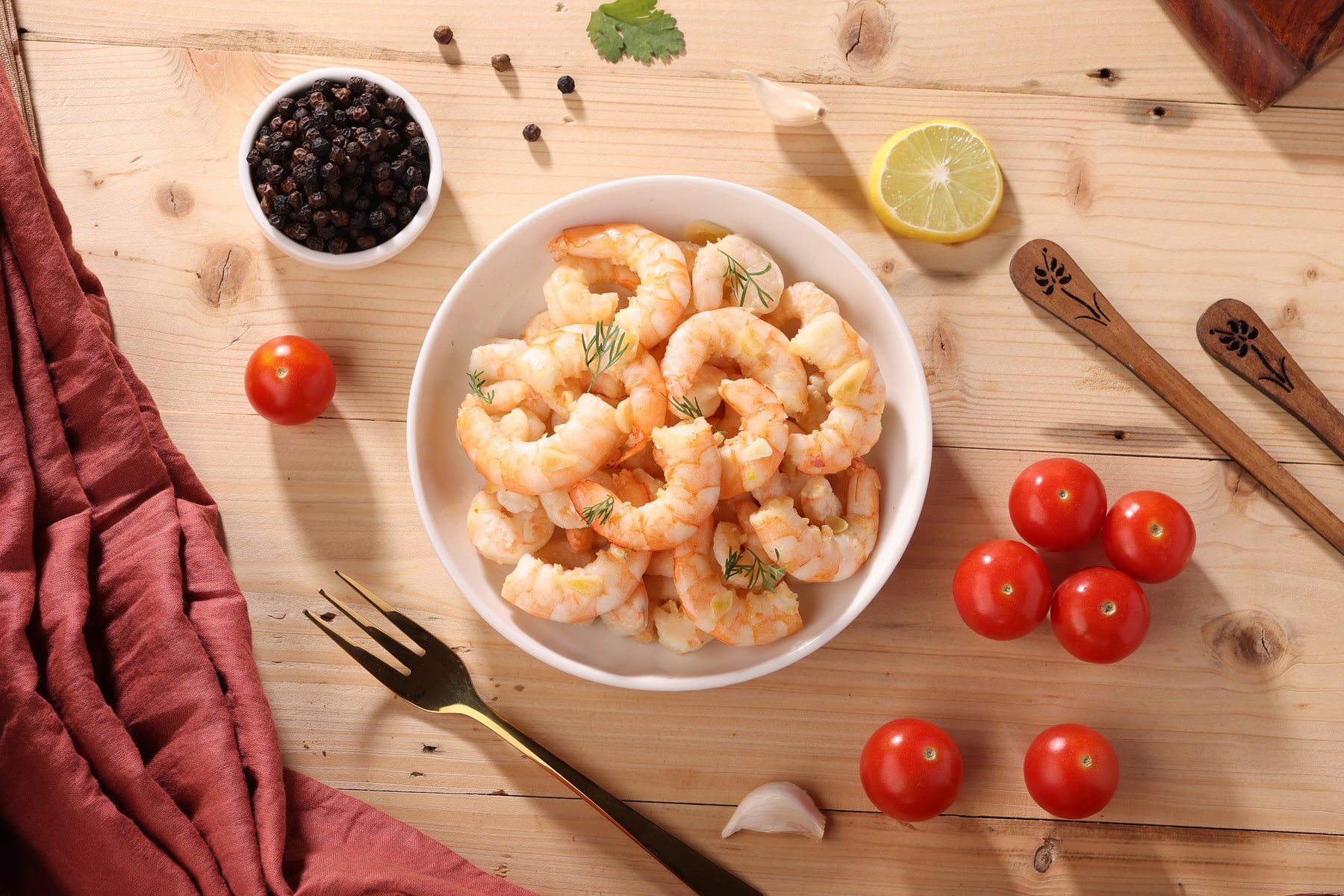 Butter Garlic Prawns